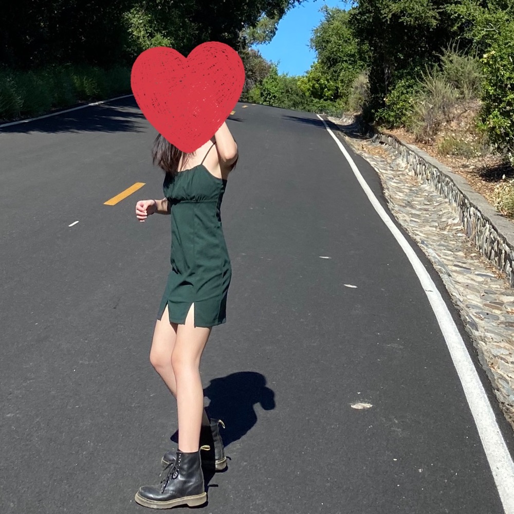 Pacsun Green Mini Dress